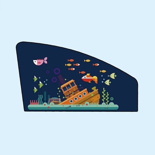 Rrlybons 1PC Universal Funny Car Sun Shade Cover